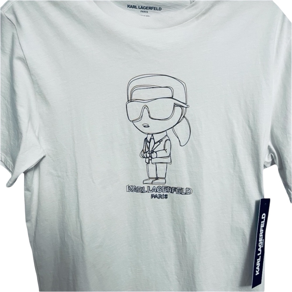 Karl Lagerfeld White Graphic multicolor Outline Tee
Karl Lagerfeld Paris T-Shirt